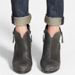 Rag & Bone Margot Distressed Leather Ankle Boot Size 10